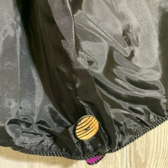 Vintage Patchwork Indigo Moon Artsy Art to Wear Blazer Jacket Size Large - Picture 11 of 11